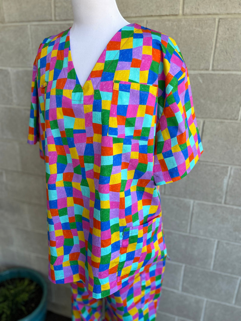 Building blocks Scrub Top (Pre-order)