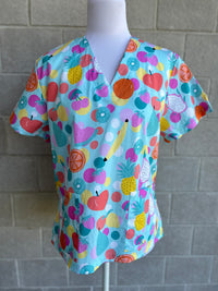 Fruit punch scrub top