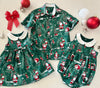 Green Santa Romper