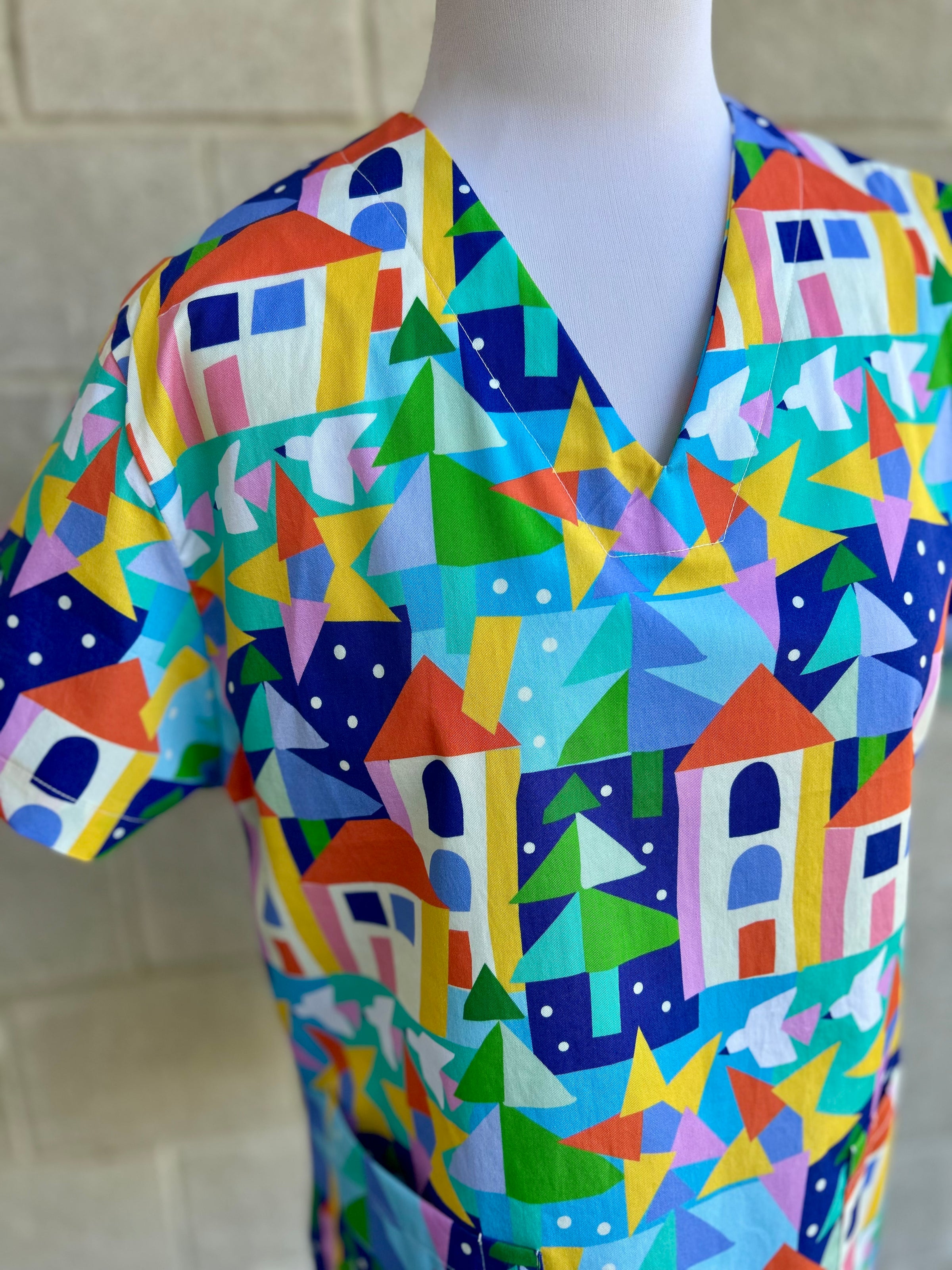 Starlight Village Scrub Top (Pre-order)