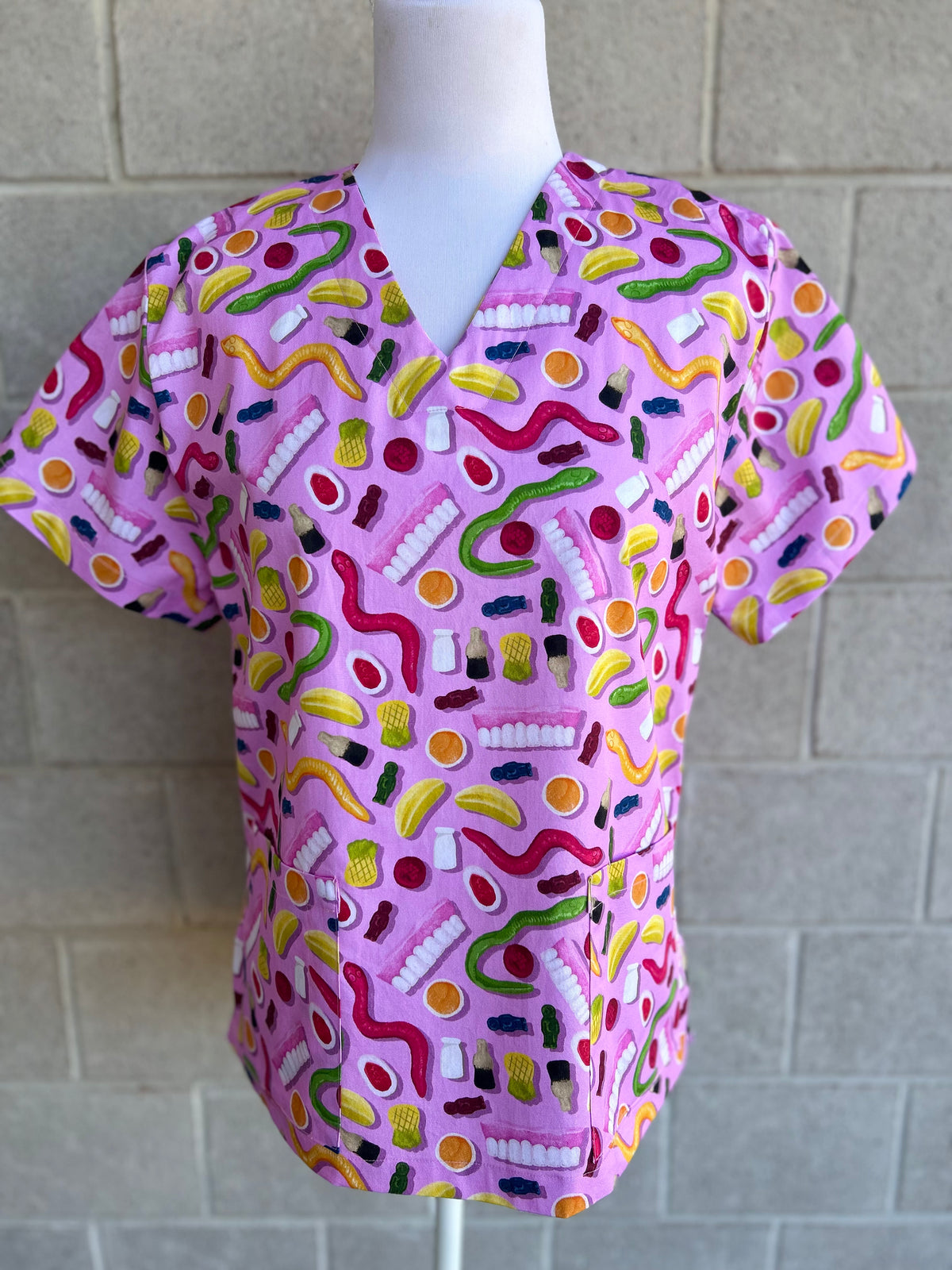 Party mix Scrub Top (Pre-order)