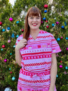 Wrapped in Ribbons Scrub Set