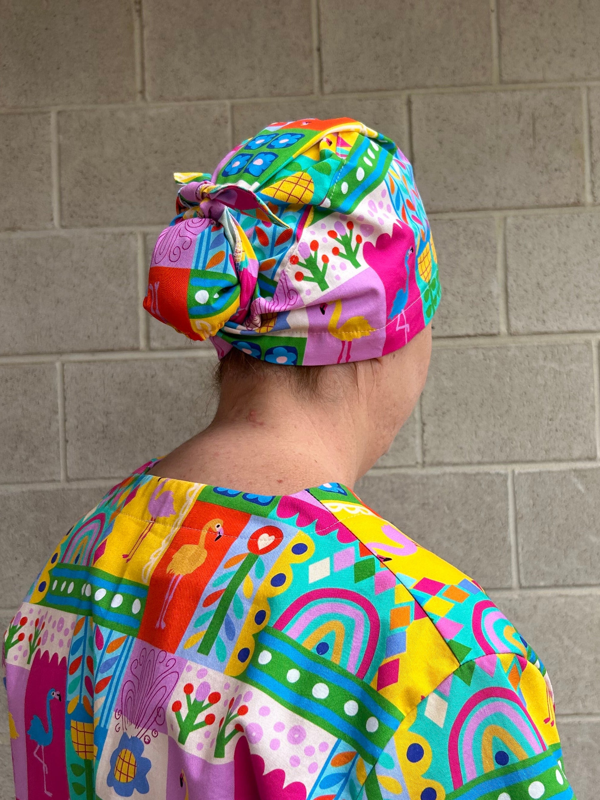 Flamingo freedom Scrub Cap (for long hair)