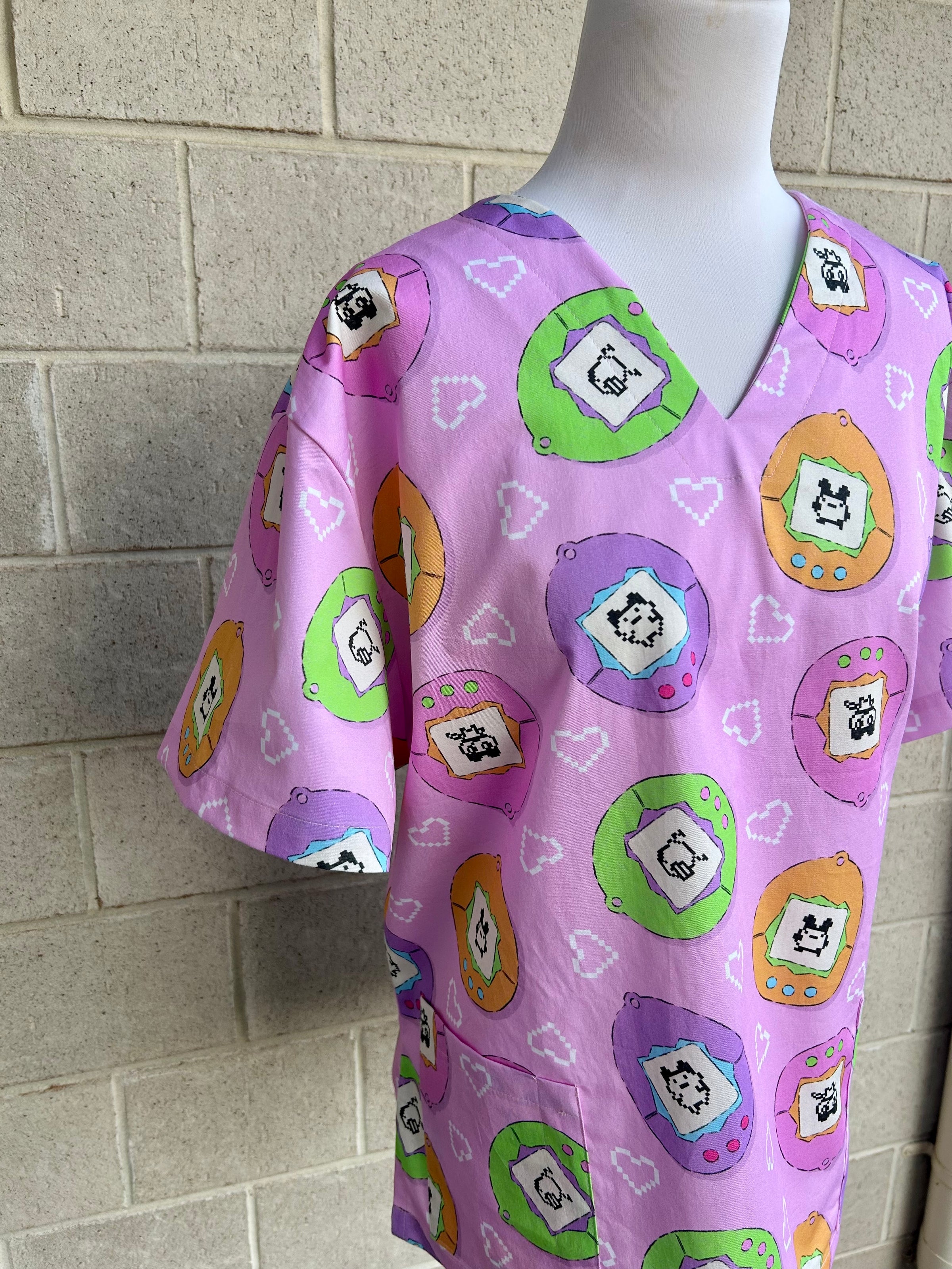 Tamagotchi Scrub Top (Pre-order)