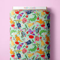 Aussie Christmas Animals Scrub Top (Pre-order)