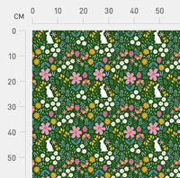 Bunny Forest Field Scrub Top (Pre-order)