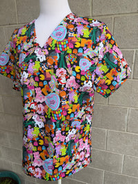 80’s Mash up Scrub Top (Pre-order)