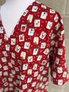 Christmas jars scrub top (Ready made)