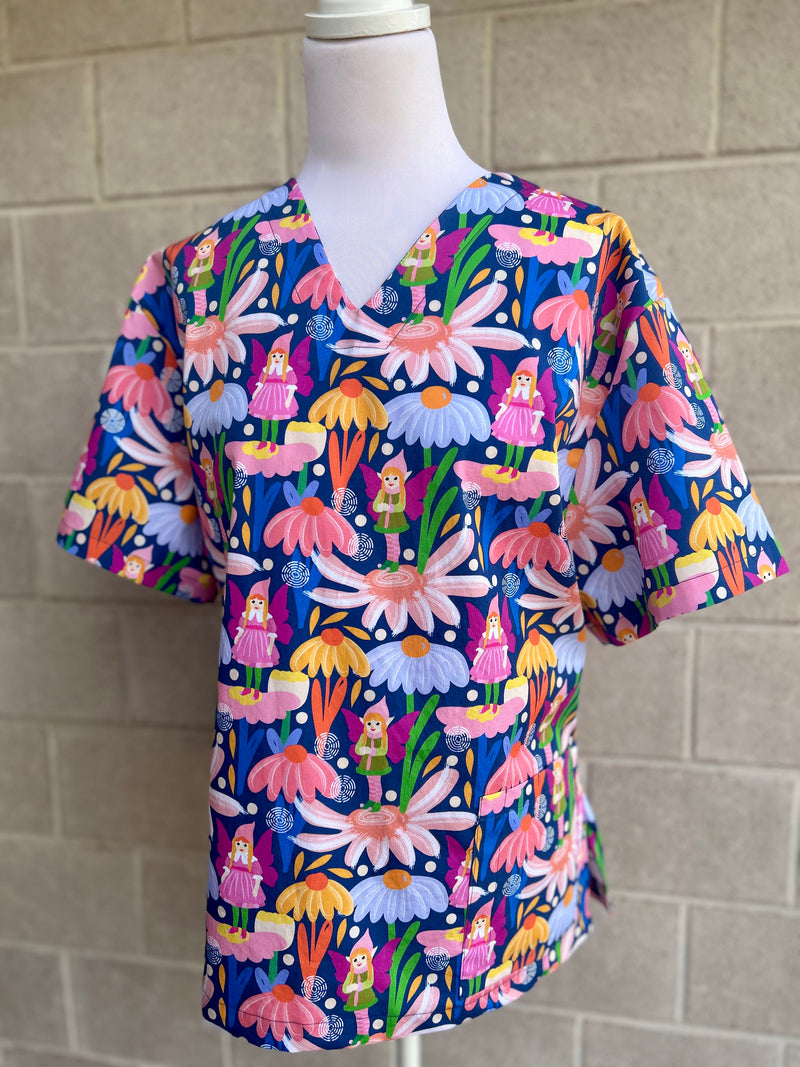 Elven Grove Scrub Top