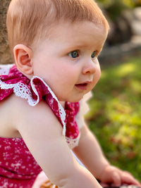 Dashing red playsuit