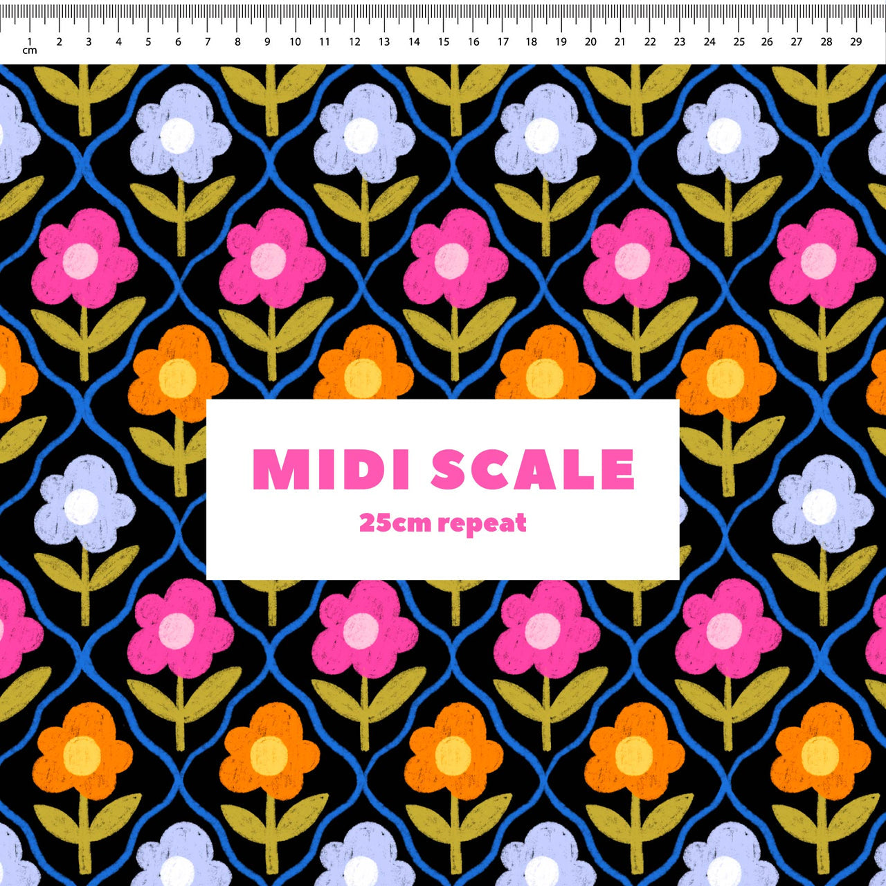 Bright Blooms Scrub Top (Pre-order)