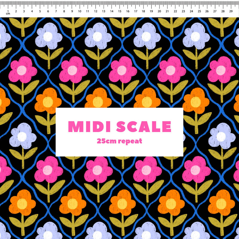 Bright Blooms Scrub Top (Pre-order)