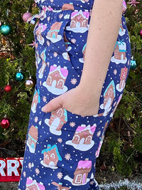Gingerbread Village Scrub Set