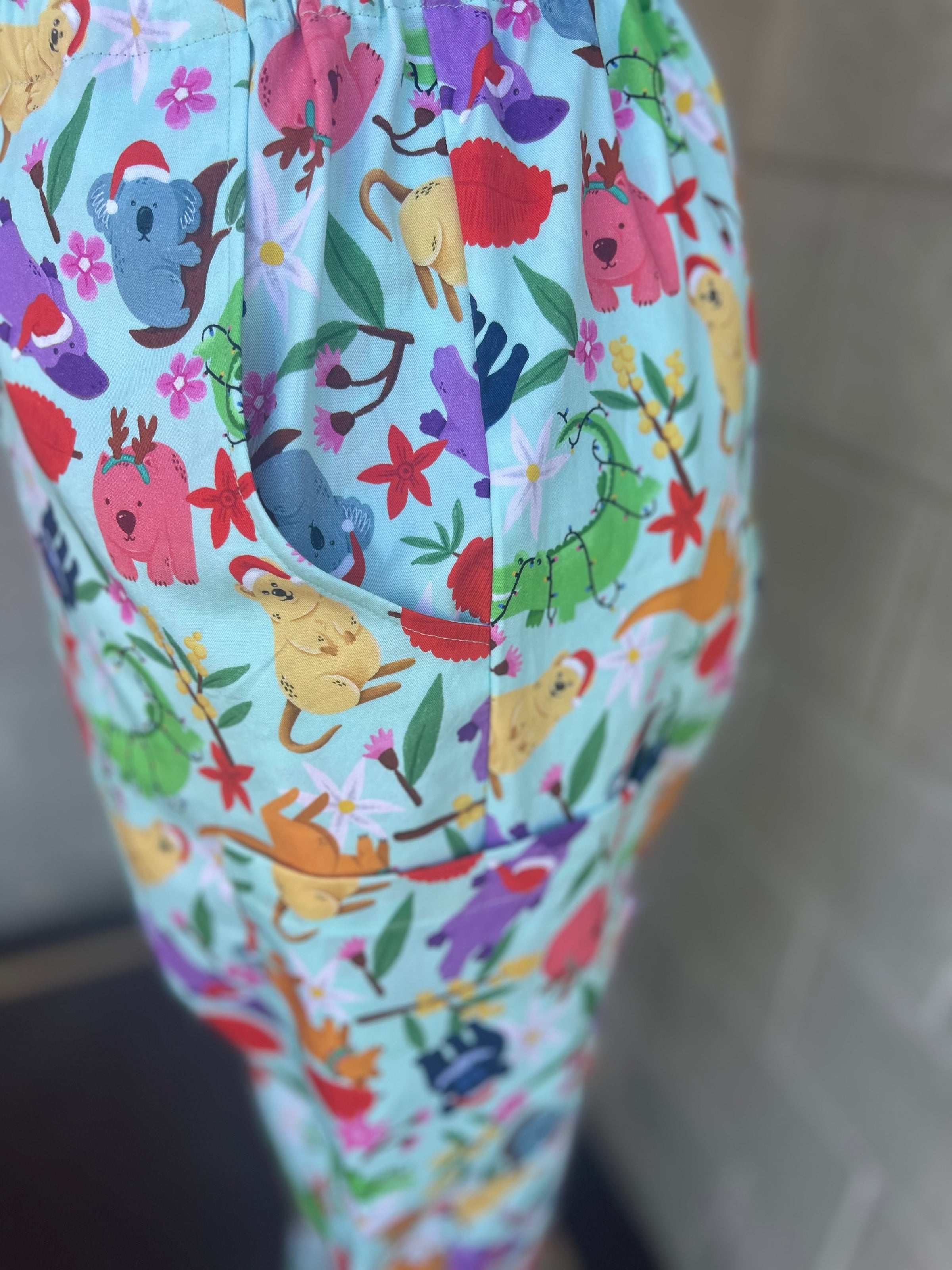Aussie Christmas Animals Scrub Set (Pre-order)