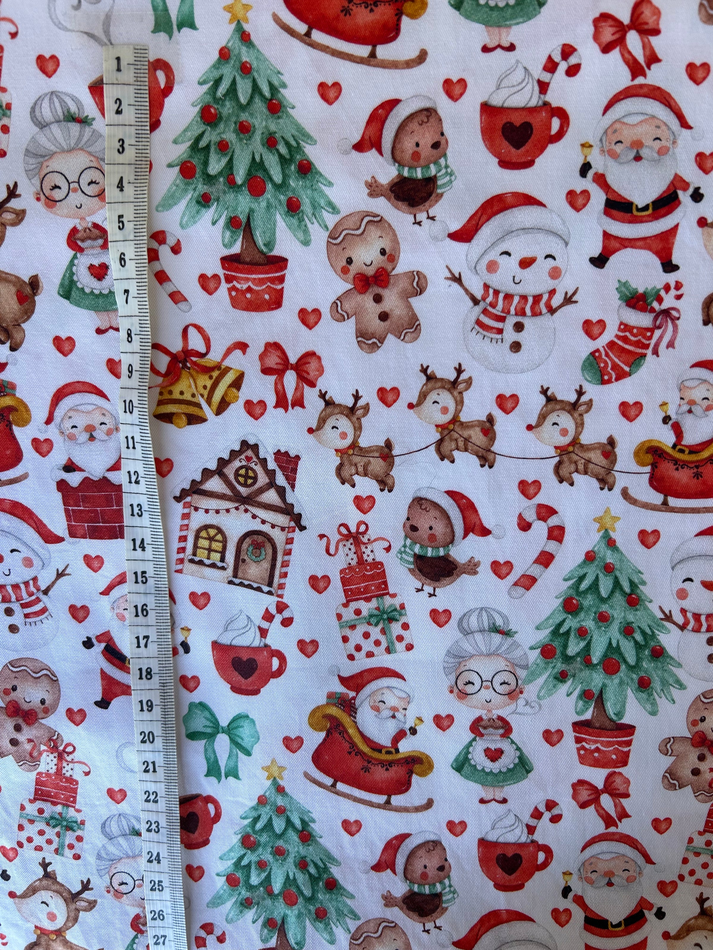 Sweet Christmas things scrub top (one left Size XS, S, M, L or XL only)