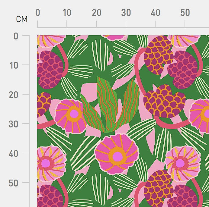 Honeycomb Flower Scrub Top (Pre-order)