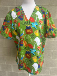 Brisbane Lions scrub top (XS or S only)