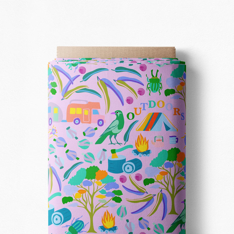 Little Oz Outdoors lilac Scrub Top (Pre-order)