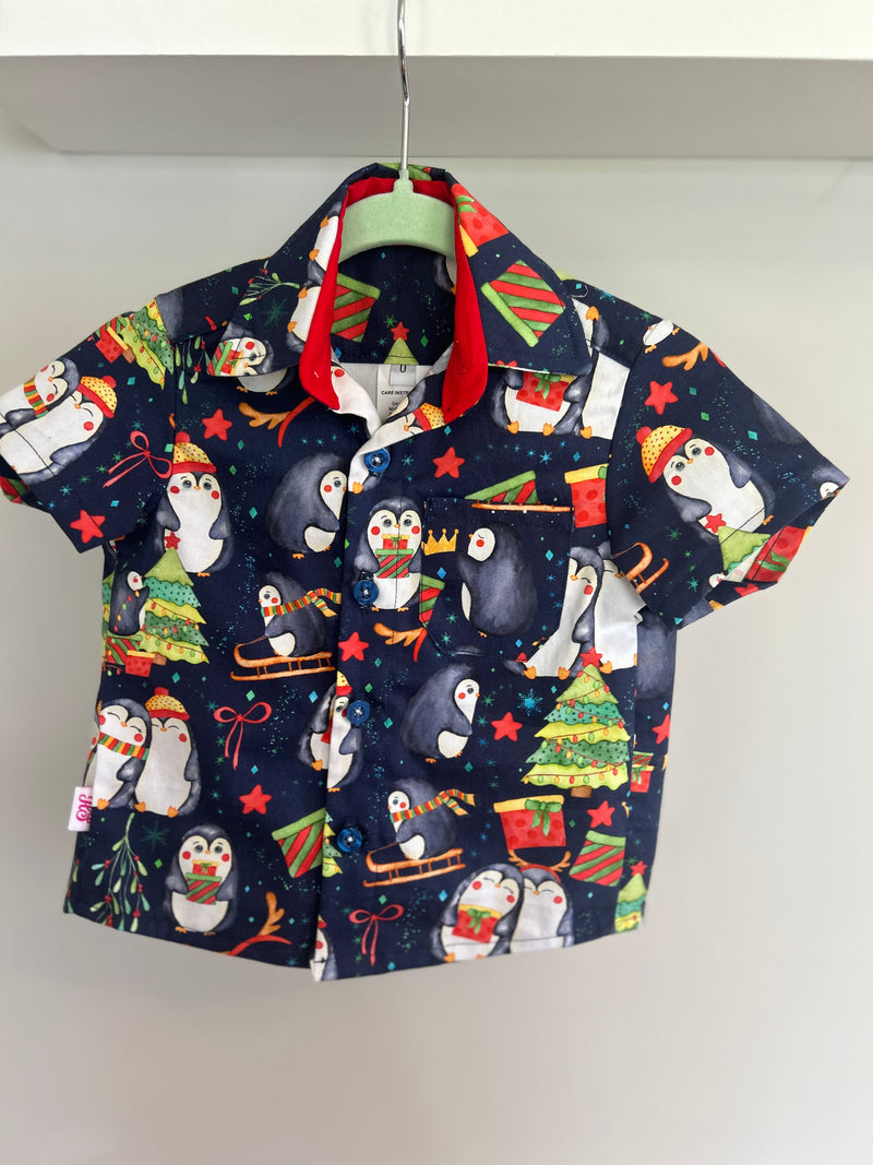 Christmas penguin shirt