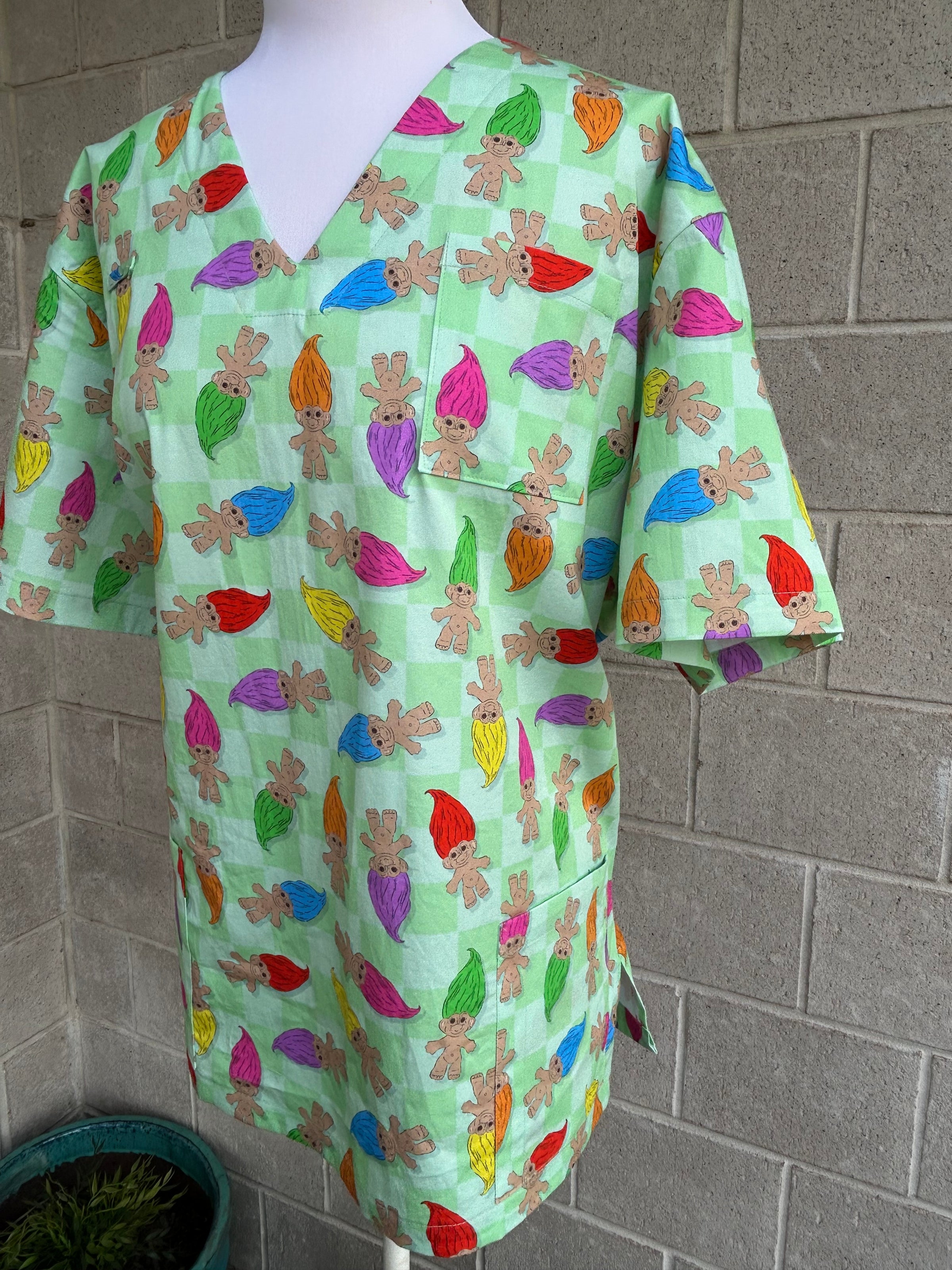 Trolls Scrub Top (Pre-order)