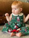 Green Santa shirt/dress/romper