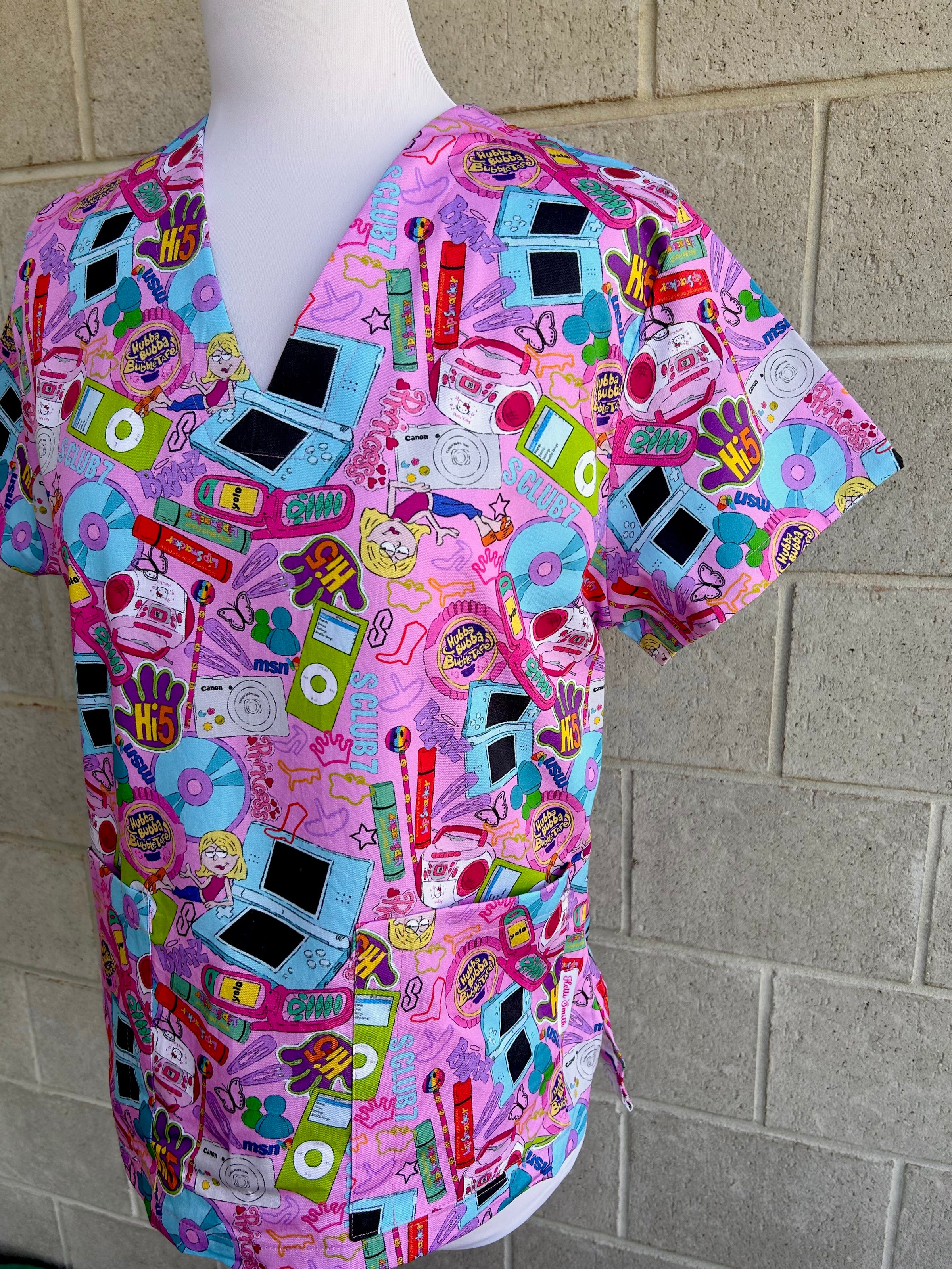 00’s Mash up Scrub Top (Pre-order)