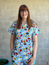 Aussie Favourites Scrub Top (Pre-order)