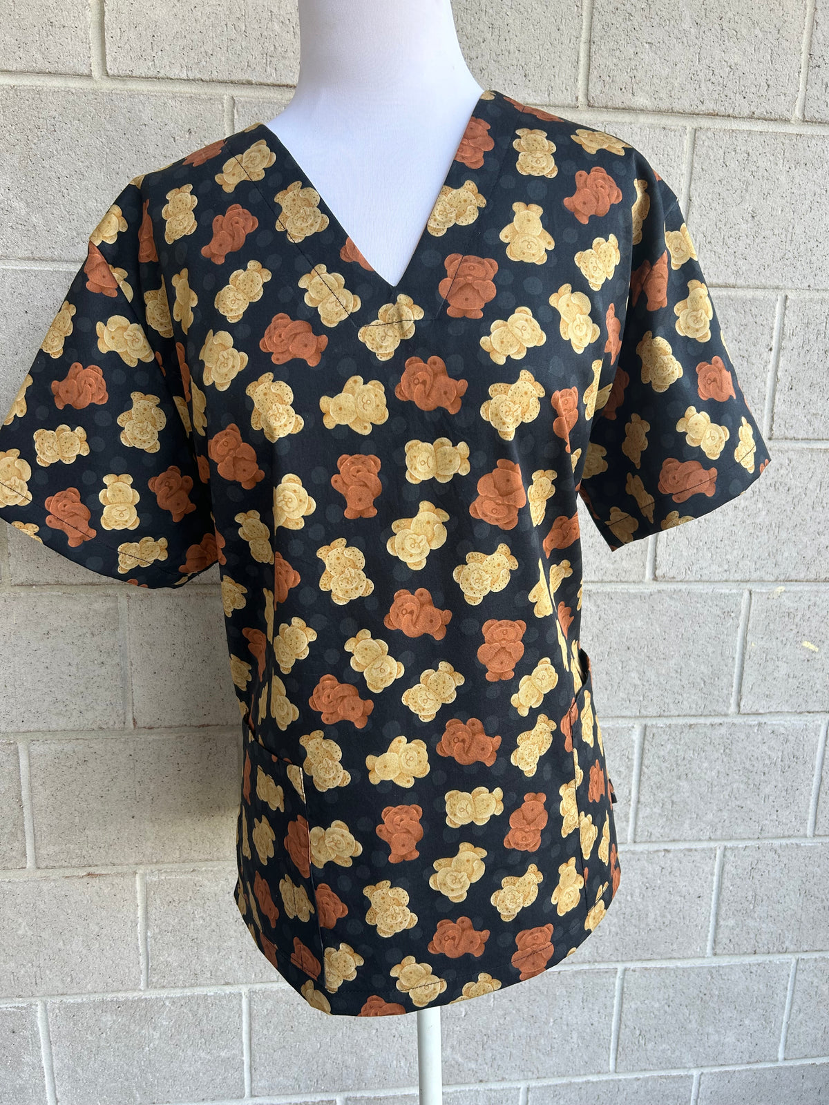 Tiny Teddies Scrub Top (Pre-order)