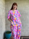 Geo Galahs pink Scrub Set (Pre-order)