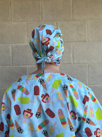 For the love of ice cream Scrub Cap (for long hair)