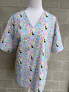 Easter eggs Scrub top