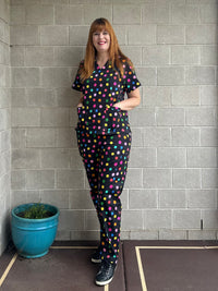 Polka Pretty Scrub Set (Pre-order)