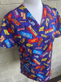Favourites chocolate box Scrub Top (Pre-order)