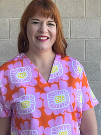 Riku Flower Scrub Top (Pre-order)