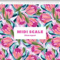Abstract Proteas Scrub Set (Pre-order)