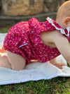 Dashing red playsuit