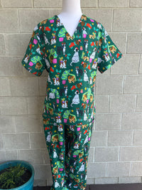 Christmas Dogs scrub Set
