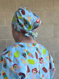 For the love of ice cream Scrub Cap (for long hair)