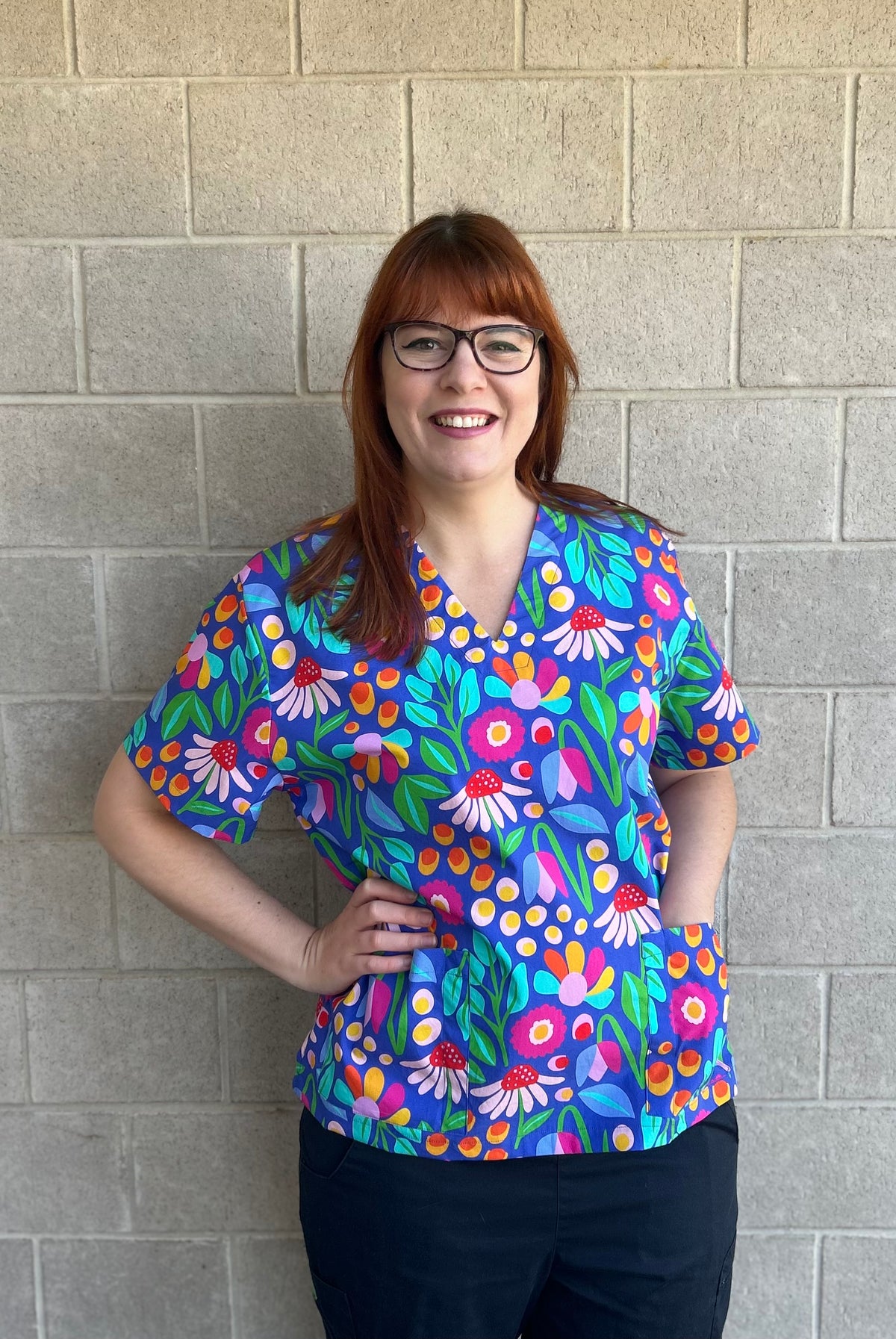 Freya Scrub Top (Pre order: fabric arriving October)