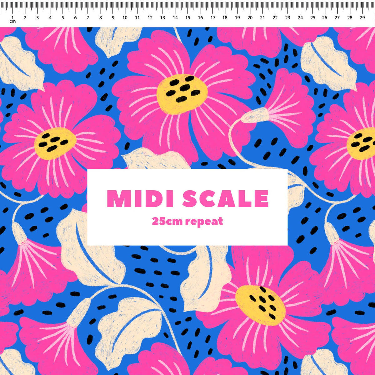 Saskia Florals Blue Scrub Set (Pre-order)