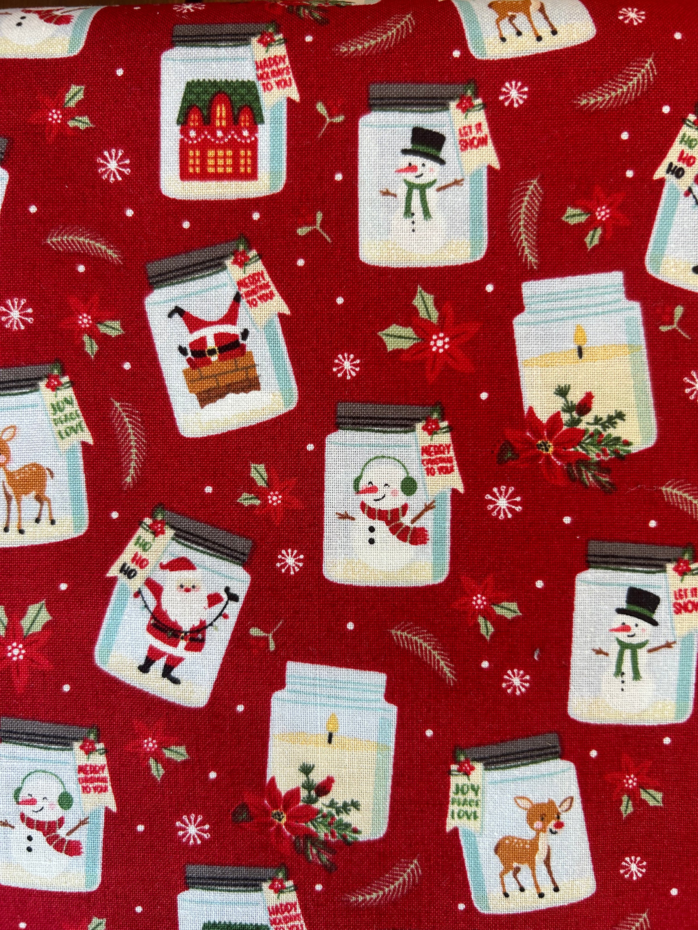 Christmas jars scrub top