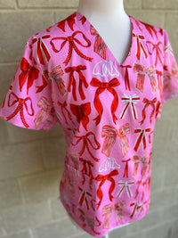 Bows Scrub Top (Pre-order)