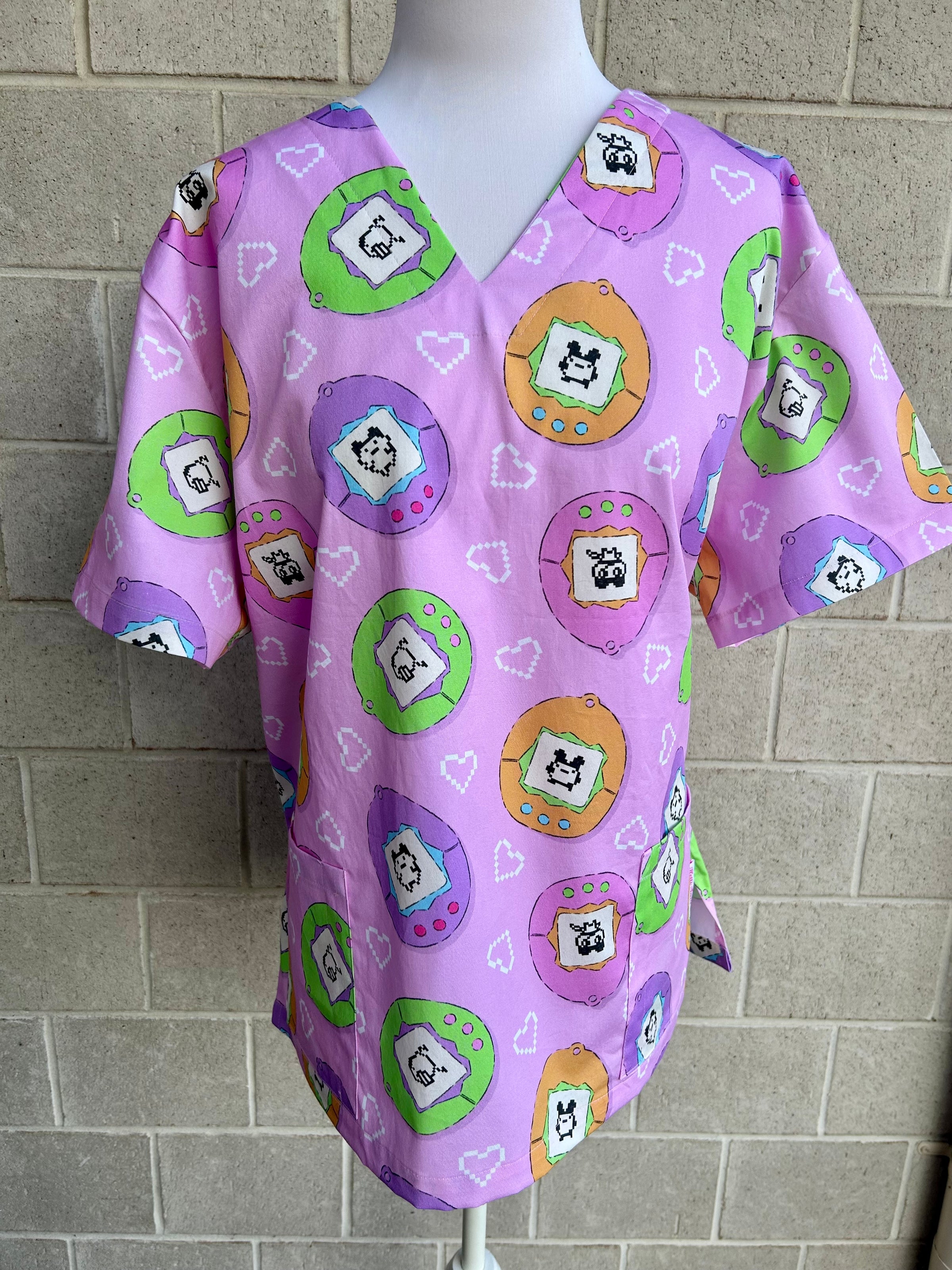 Tamagotchi Scrub Top (Pre-order)