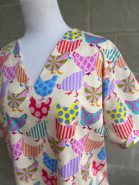 Carnival Chicks Scrub top