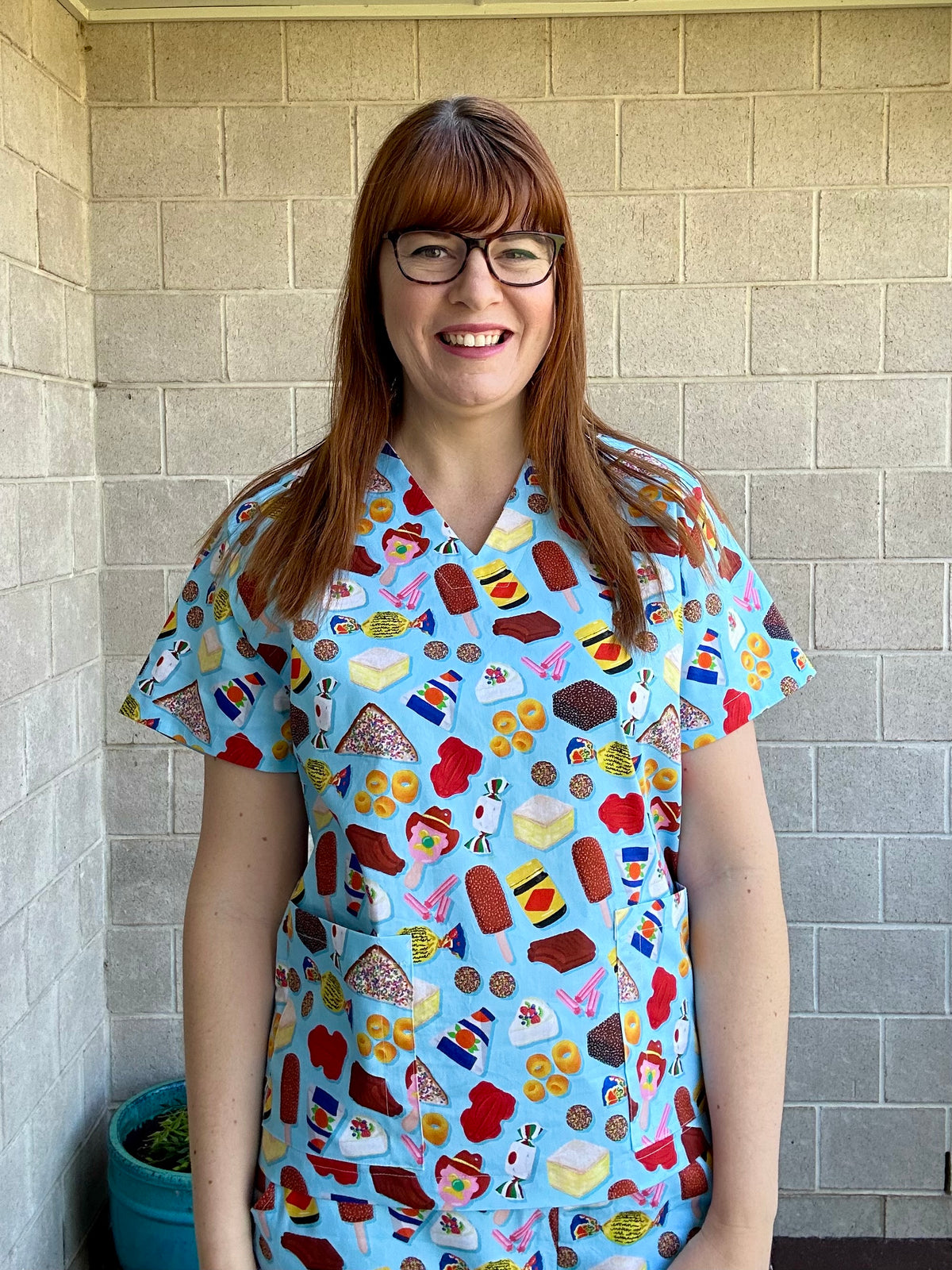 Aussie favourites scrub top