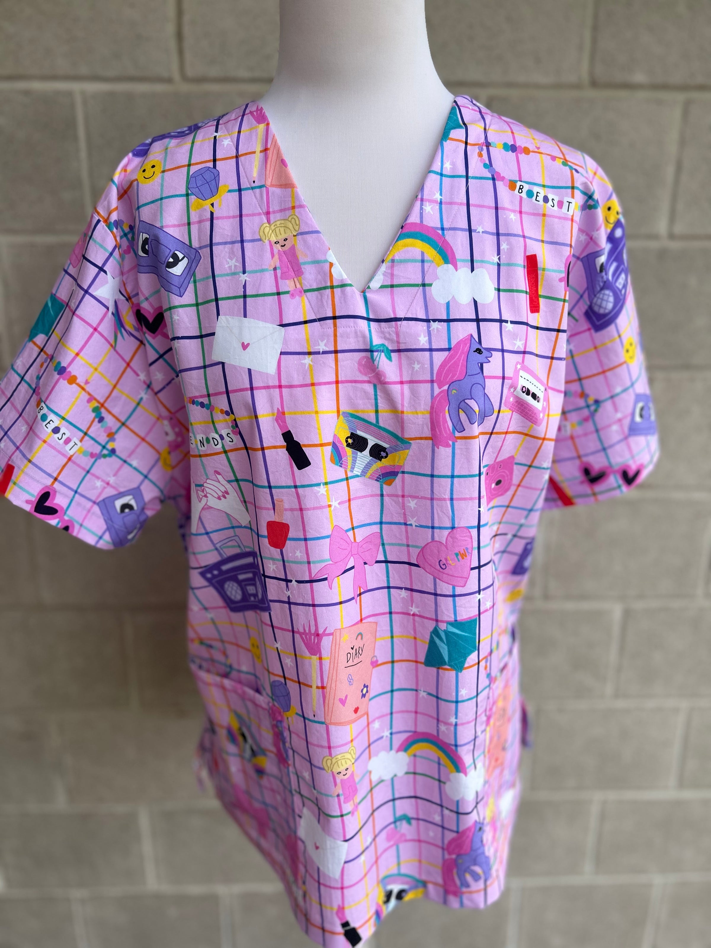 Girlhood scrub top (Ready made)