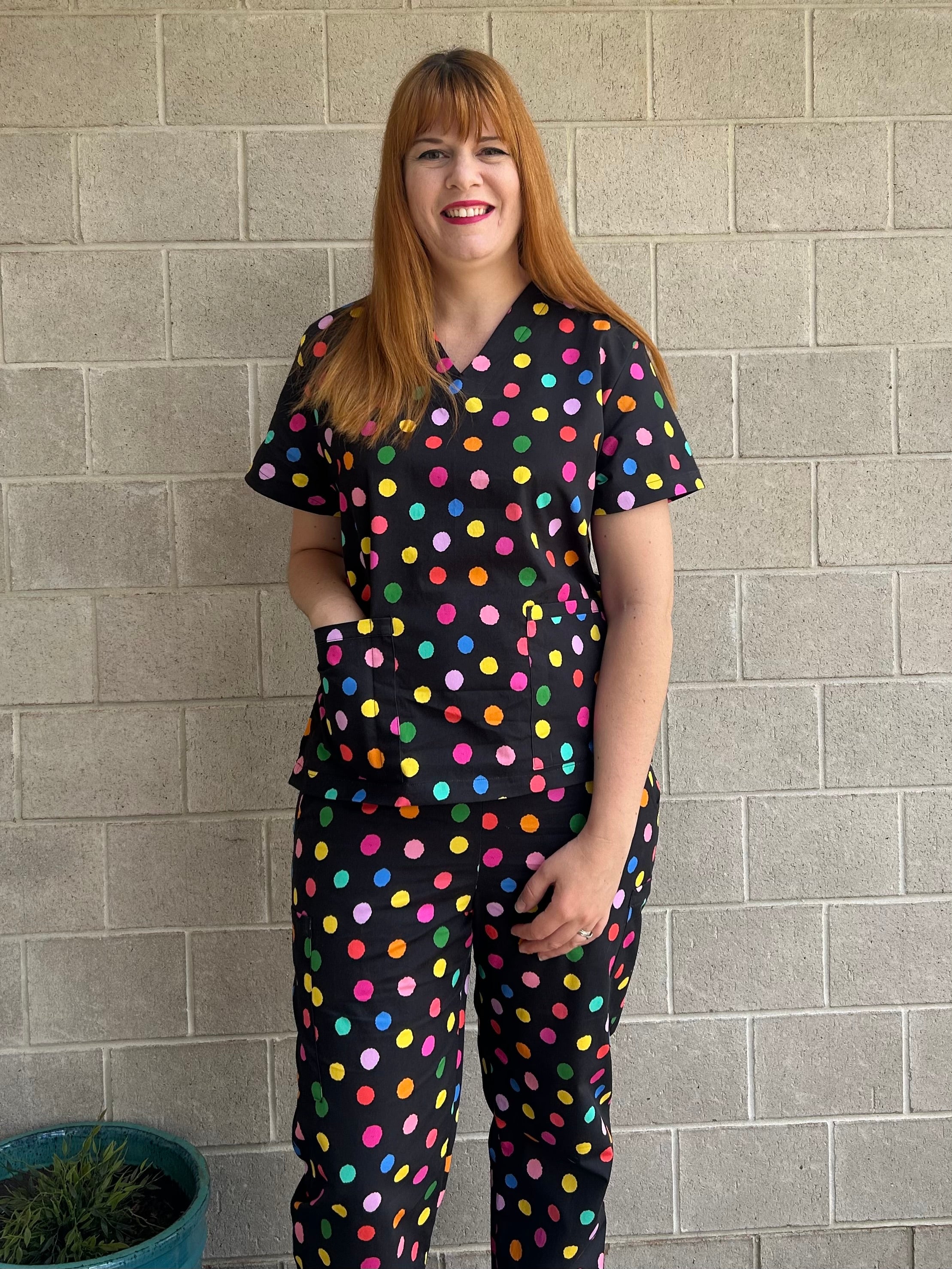 Polka Pretty Scrub Set (Pre-order)