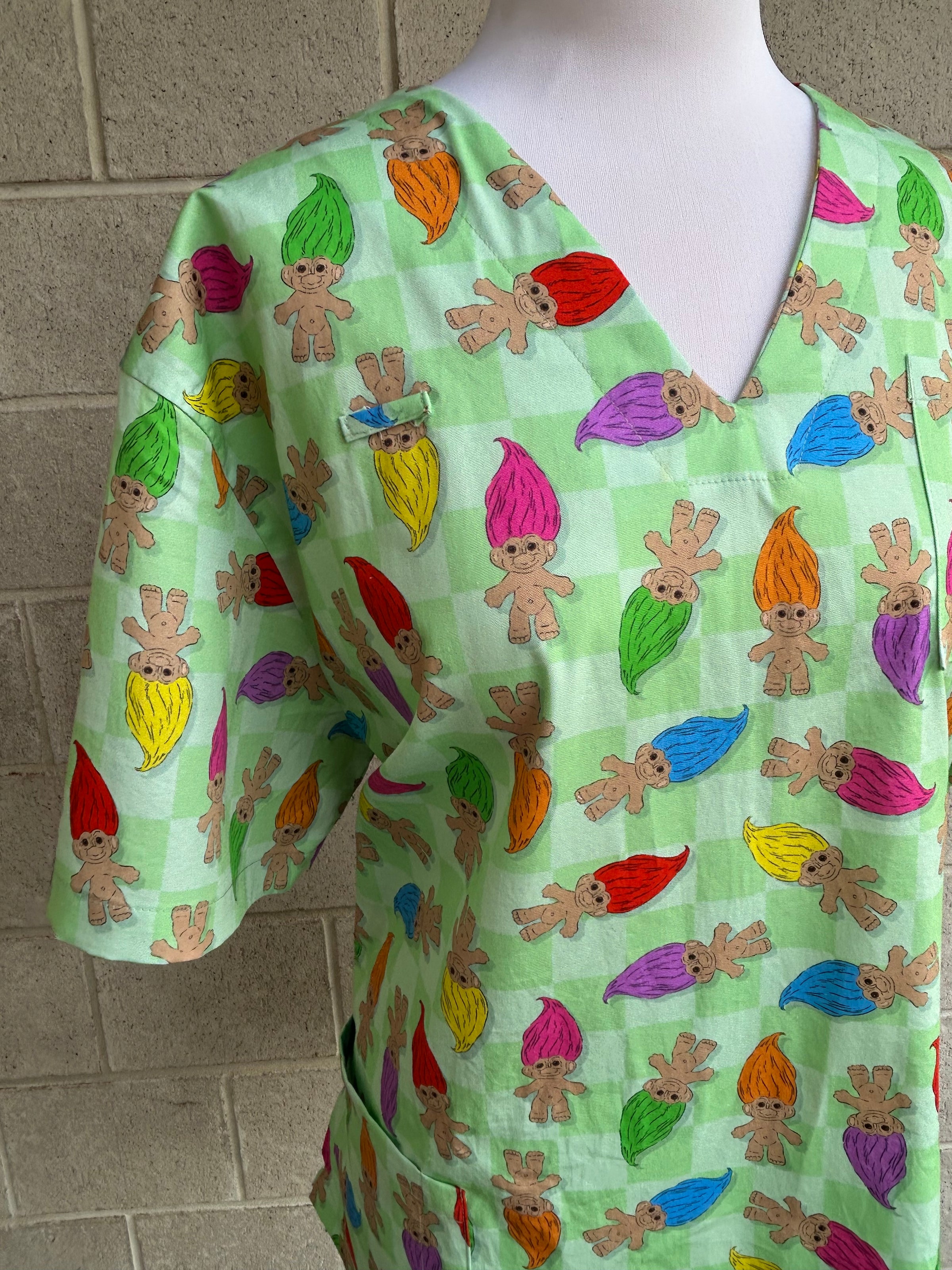 Trolls Scrub Top (Pre-order)