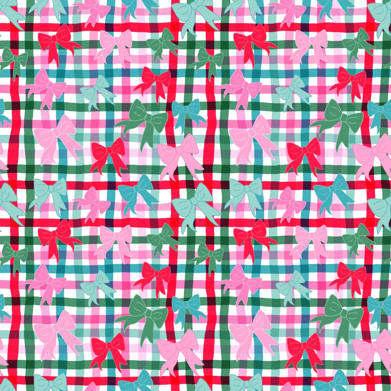 Christmas Bow Era Scrub Top (Pre-order)