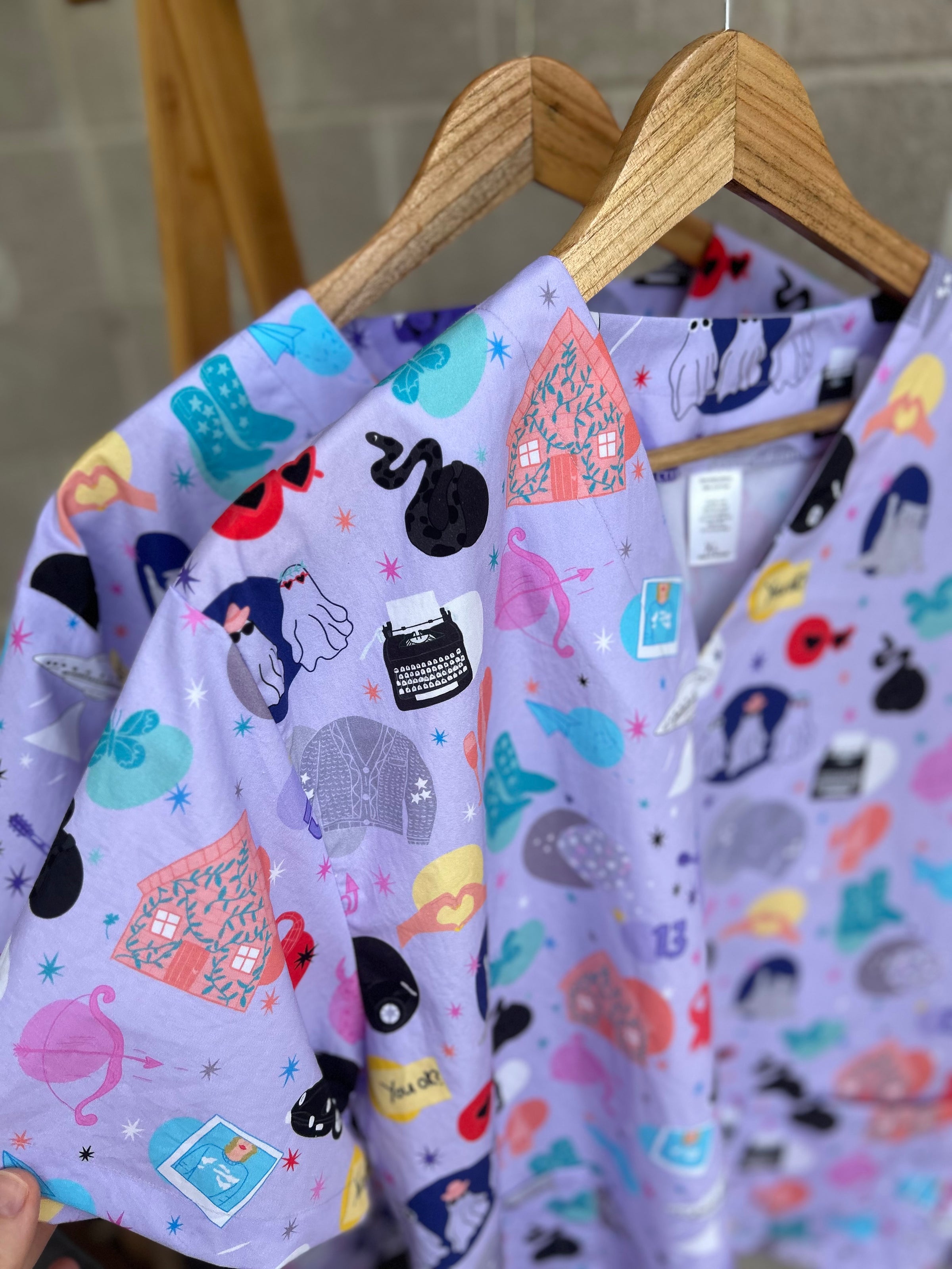 Eras scrub top (April pre-order)